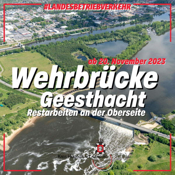 2321120-Bauarbeiten Wehrbrücke Geesthacht