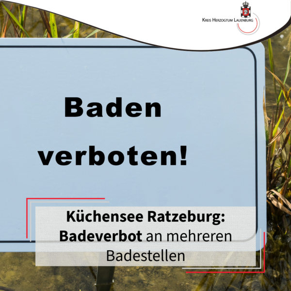 Schild Badeverbot K�chensee
