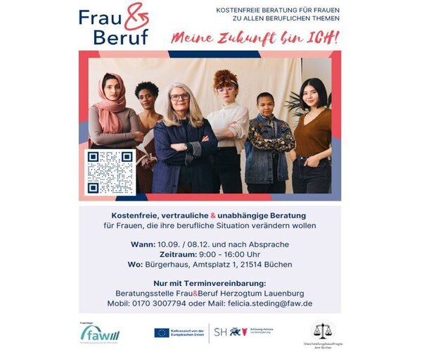 Frau und Beruf Beratungsangebot 10.9.2026