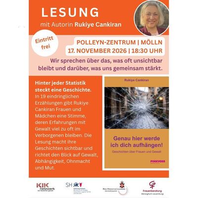 Lesung Rukiye Cankiran 17.11.2026