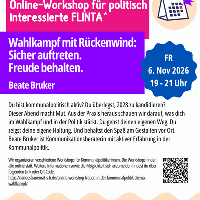 Wahlkampf mit R&uuml;ckenwind