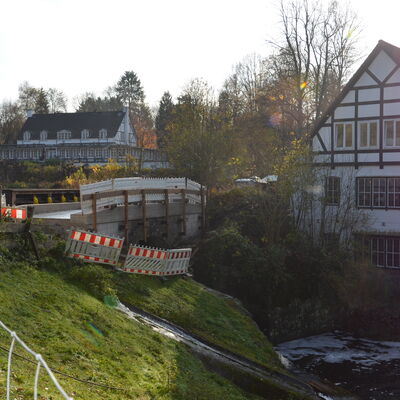 Baustelle Mühlenbrücke