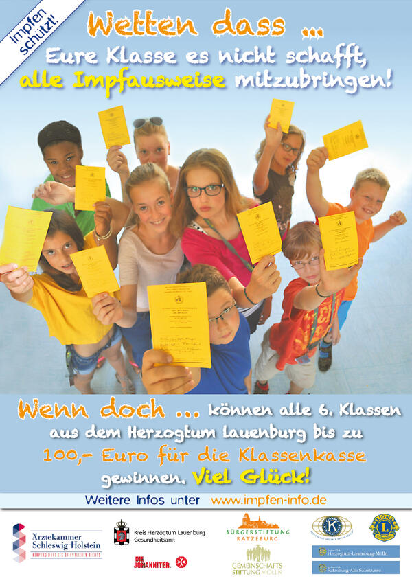 Plakat Impfwette 2015